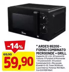 Ardes - Forno Combinato Microonde + Grill