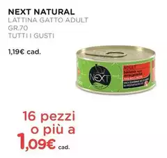 Next Natural - Lattina Gatto Adult 