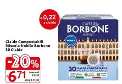 Caffe borbone - Cialde Compostabili Miscela Nobile