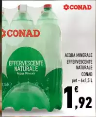 Conad - Acqua Minerale Effervescente Naturale