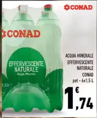 Conad - Acqua Minerale Effervescente Naturale