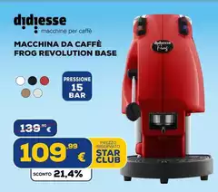 Didiesse - Macchina Da Caffè Frog Revolution Base