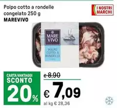 Marevivo - Polpo Cotto A Rondelle Congelato