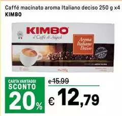 Kimbo - Caffé Macinato Aroma Italiano Deciso