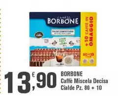 Caffe borbone - Caffè Miscela Decisa Cialde