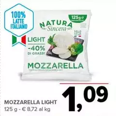 Natura bio - Mozzarella Light