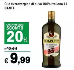 Dante - Olio Extravergine Di Oliva 100% Italiano