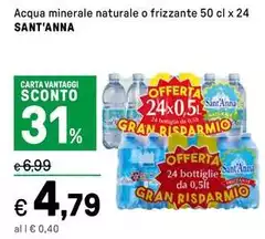 Sant'anna - Acqua Minerale Naturale O Frizzante