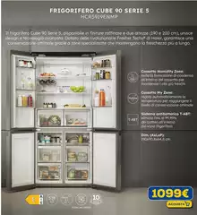 Haier - HCR5919ENMP Frigorifero Side-by-side Libera Installazione 528 L E Platino, Acciaio Inox