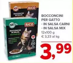 Rico - Bocconcini Per Gatto In Salsa Carni In Salsa Mix