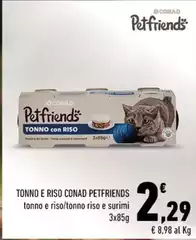 Conad - Petfriends Tonno E Riso