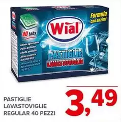 Wial - Pastiglie Lavastoviglie Regular 40 Pezzi