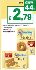 Mulino Bianco - Biscotti Macine, Tarallucci, Galletti, Campagnole O Rigoli