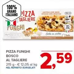 Pietra - Pizza Funghi Bosco Al Tagliere