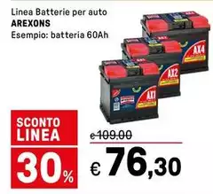 Arexons - Linea Batterie Per Auto