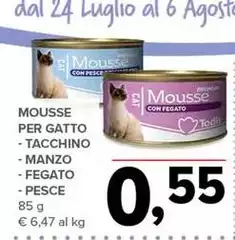 Luglio - Mousse Per Gatto Tacchino