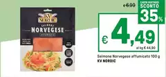 Kv Nordic - Salmone Norvegese Affumicato