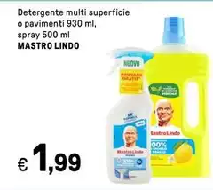 Mastro Lindo - Detergente Multi Superficie O Pavimenti
