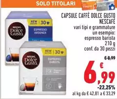 Nescafé - Capsule Caffè Dolce Gusto