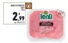 Lenti - Manzo Affumicato