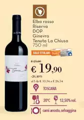 Tenuta rapitalà - Elba Rosso Riserva DOP Ginevra