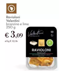 Valentini - Ravioloni  Branzino E Lime