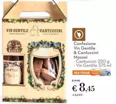 Masoni - Confezione Vin Gentile & Cantuccini