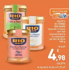 Rio Mare - Filetti Di Tonno