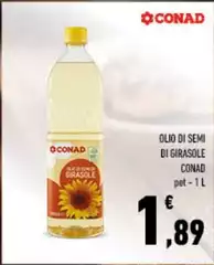 Conad - Olio Di Semi Di Girasole
