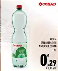 Conad - Acqua Effervescente Naturale