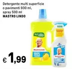 Mastro Lindo - Detergente Multi Superficie O Pavimenti