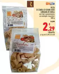 Pasta Di Semola Di Grano Duro
