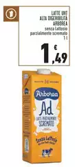 Arborea - Latte UHT Alta Digeribilità