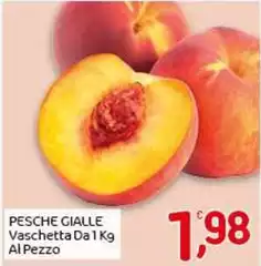 Pesche Gialle Vaschetta Da 1kg Al Pezzo