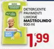 Mastro lindo - Detergente Pavimenti Limone