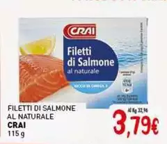 Crai - Filetti Di Salmone Al Naturale