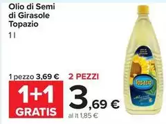 Topazio - Olio Di Semi Di Girasole