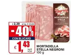 Negroni - Mortadella Stella
