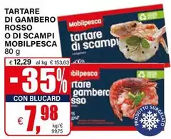Mobilpesca - Tartare Di Gambero Rosso O Di Scampi