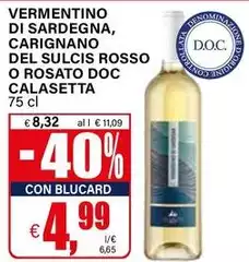 Calasetta - Vermentino Di Sardegna, Carignano Del Sulcis Rosso O Rosato DOC