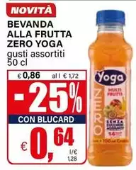 Yoga - Bevanda Alla Frutta Zero 