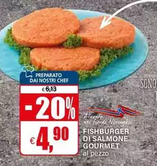 Fishburger Di Salmone Gourmet