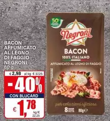 Negroni - Bacon Affumicato Al Legno Di Faggio