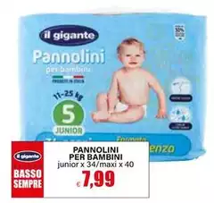 Il Gigante - Pannolini Per Bambini