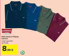 Carrera - Polo Uomo In Piquet