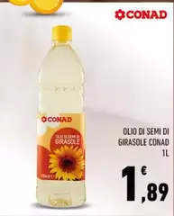 Conad - Olio Di Semi Di Girasole