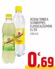 Schweppes - Acqua Tonica Classica/Lemon