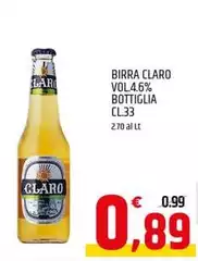 Claro - Birra  Vol.6%