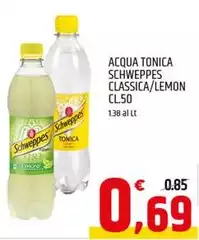 Schweppes - Acqua Tonica Classica/Lemon