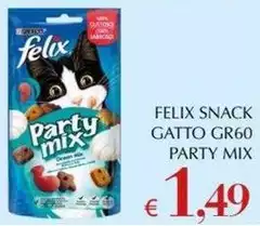 Felix - Snack Gatto GR60 Party Mix